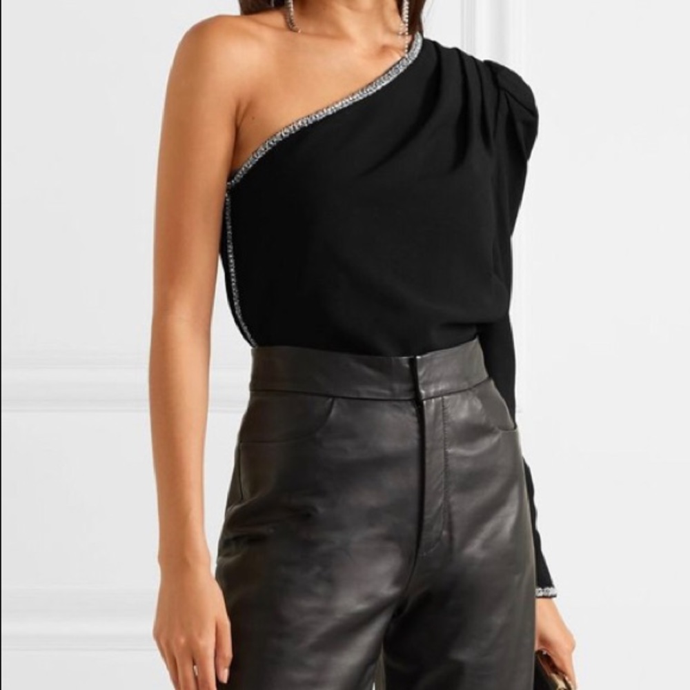 NWT SELF-PORTRAIT
embellished crepe top